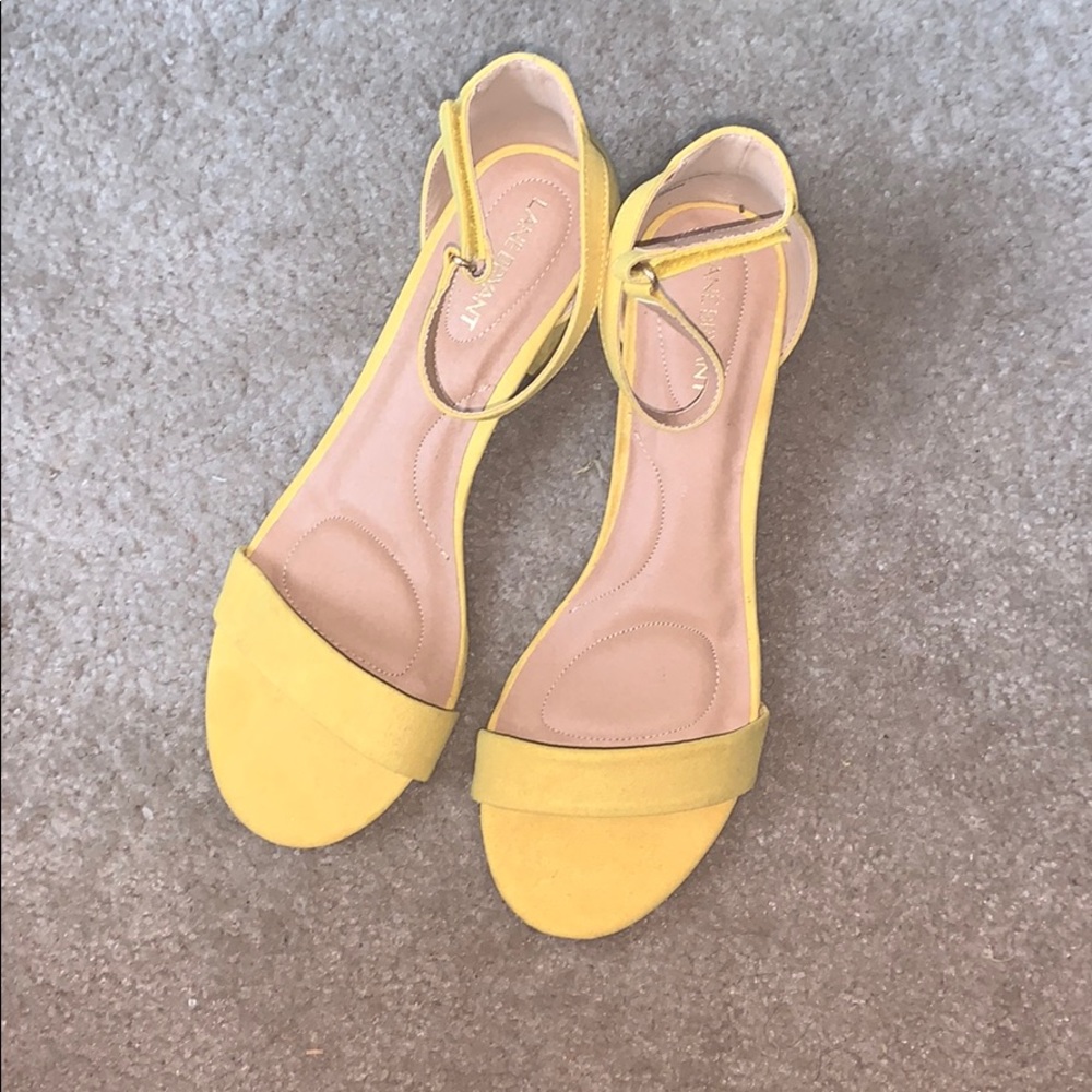 Yellow sandals